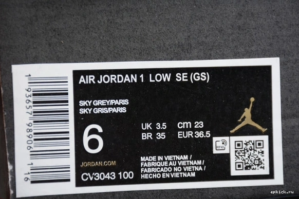 Cheap EP CV3043-100 “Paris” Low CV3043-100 1 Air Jordan 0120